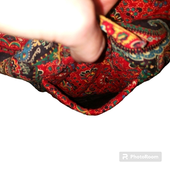 Retired! Vintage Vera Bradley Collette Red Duffle Bag and Matching Wallet - Picture 5 of 16